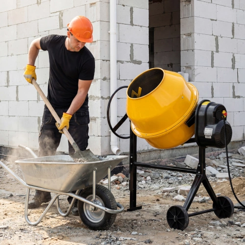 Бетоносмеситель B-180, 700 Вт, 180 л Denzel купить в Москве с доставкой по всей России | ProtosMarket.ru