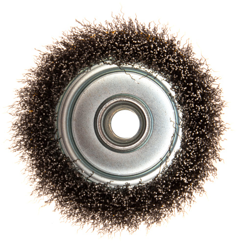 Щетка для УШМ, 100 мм, "Чашка", витая нержавеющая проволока 0.3 мм, М14 Denzel по ценам производителя в Краснодаре с доставкой по всей России