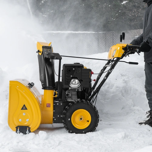 Бензиновая снегоуборочная машина SBL 711D PRO, 302cc, эл.старт, фара, обогрев, блок. дифф. Denzel по ценам производителя в Краснодаре с доставкой по всей России