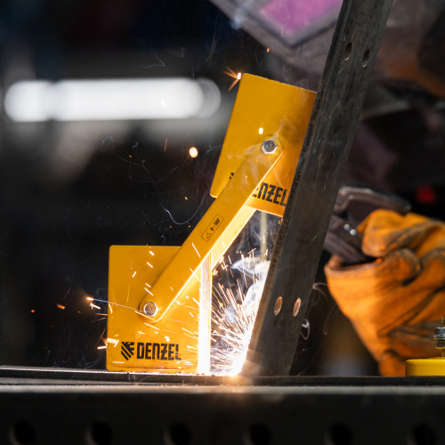 Фиксатор магнитный регулируемый для сварочных работ усилие 50 LB Denzel по ценам производителя в Краснодаре с доставкой по всей России