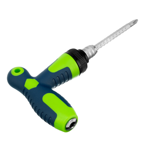 Отвертка реверсивная Т-образная комбинированная PH2/SL6, CrV Сибртех по ценам производителя в Краснодаре с доставкой по всей России