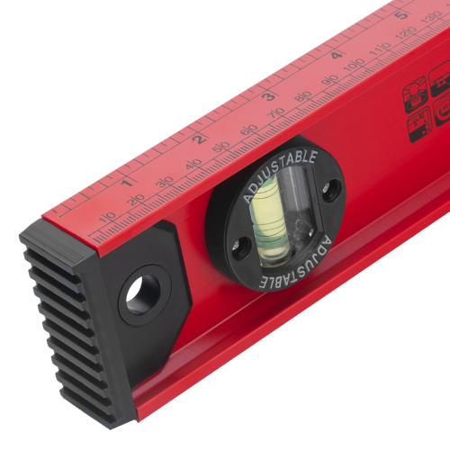 Уровень алюминиевый "Рельс", 800 мм, 3 глазка, усиленный Matrix по ценам производителя в Краснодаре с доставкой по всей России