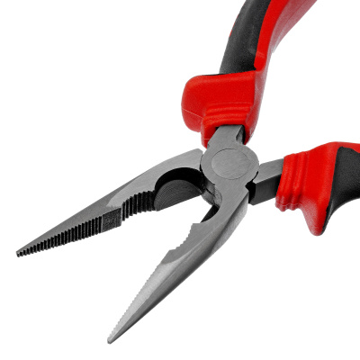 Длинногубцы прямые, 160 мм, хром-ванадий, двухкомпонентные рукоятки Matrix по ценам производителя в Краснодаре с доставкой по всей России