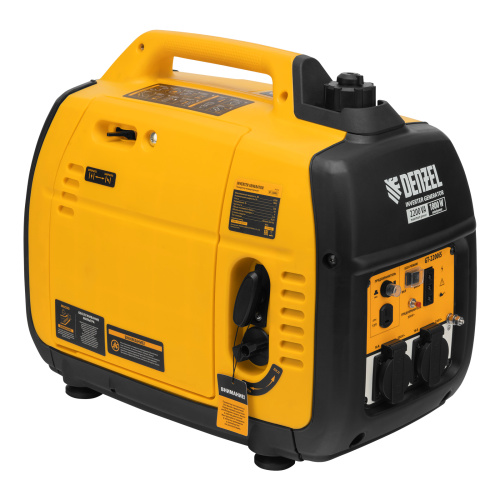 Генератор инверторный GT-2200iS, 2.2 кВт, 230 В, бак 4 л, закрытый корпус, ручной старт Denzel по ценам производителя в Краснодаре с доставкой по всей России