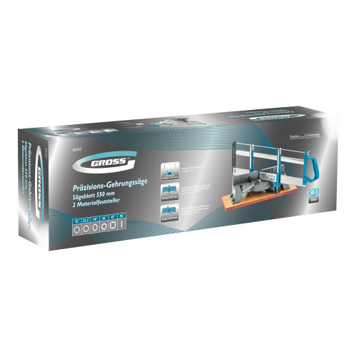 Стусло прецизионное, пила 550 мм, две прижимные струбцины Gross по ценам производителя в Краснодаре с доставкой по всей России
