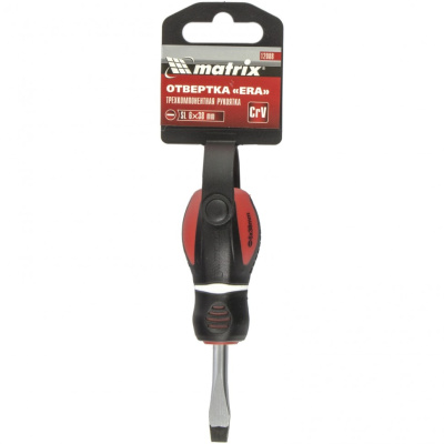 Отвертка "Era", SL6 х 38 мм, CrV, трехкомпонентная рукоятка Matrix по ценам производителя в Краснодаре с доставкой по всей России