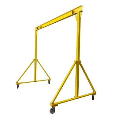 Мини-кран козловой МПУ 1т 3х3 метра ручной на болтах