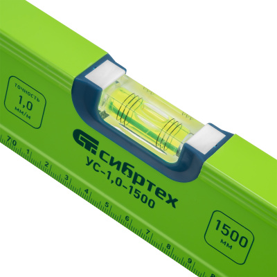 Уровень алюминиевый УС-1, 0-1500, фрезерованный, 3 глазка, рукоятки, 1500 мм Сибртех по ценам производителя в Краснодаре с доставкой по всей России