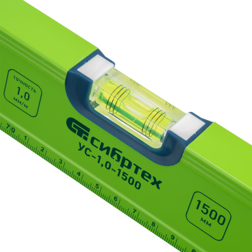 Уровень алюминиевый УС-1, 0-1500, фрезерованный, 3 глазка, рукоятки, 1500 мм Сибртех по ценам производителя в Краснодаре с доставкой по всей России