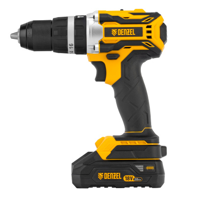 Дрель-шуруповерт аккумуляторная ударная бесщет CIDB-18-02, Li-Ion, 18 В Denzel по ценам производителя в Краснодаре с доставкой по всей России