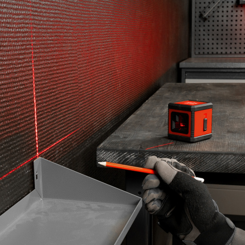 Лазерный уровень XQB RED Basic SET, 10 м, красный луч, батарейки, резьба 1/4" MTX по ценам производителя в Краснодаре с доставкой по всей России