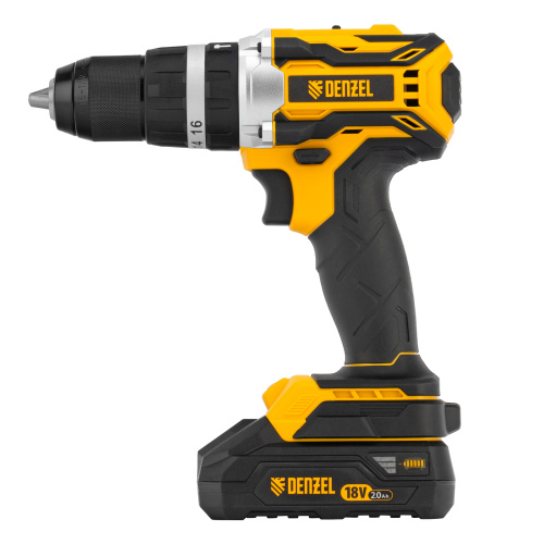 Дрель-шуруповерт аккумуляторная ударная бесщет CIDB-18-02, Li-Ion, 18 В Denzel по ценам производителя в Краснодаре с доставкой по всей России