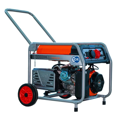 Генератор бензиновый 6,0 кВт 220В/380В с электростартером TOR KM8000HE по ценам производителя в Краснодаре с доставкой по всей России