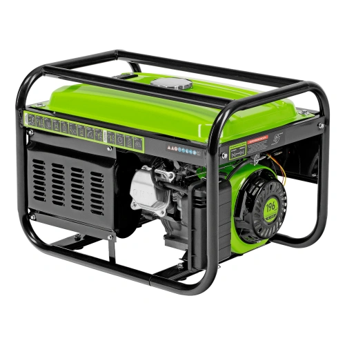 Генератор бензиновый БС-2500, 2.2 кВт, 230В, четырехтактный, 15 л, ручной стартер Сибртех по ценам производителя в Краснодаре с доставкой по всей России