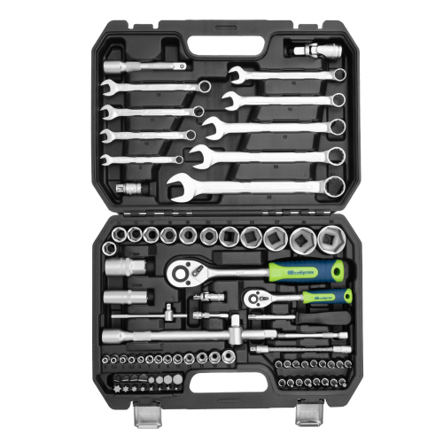 Набор инструментов, 1/2", 1/4", пластиковый кейс, 82 предмета Сибртех по ценам производителя в Краснодаре с доставкой по всей России