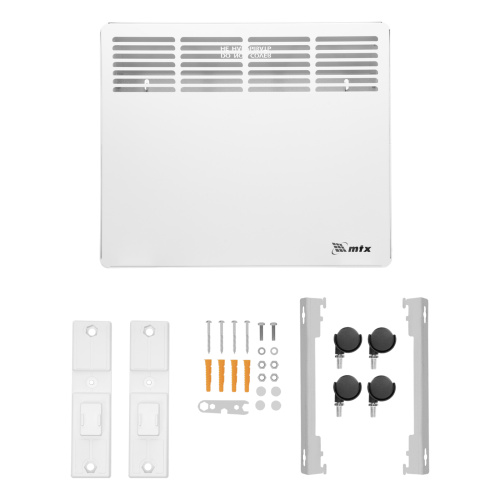Конвектор электрический КМ-1000.1, 230 В, 1000 Вт, X-образный нагреватель, колеса, термостат MTX по ценам производителя в Краснодаре с доставкой по всей России