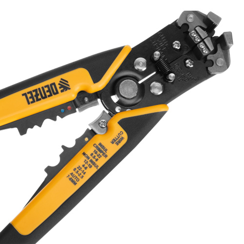 Щипцы для зачистки электропроводов 0,2-6 мм², функция обрезания проводов Denzel по ценам производителя в Краснодаре с доставкой по всей России