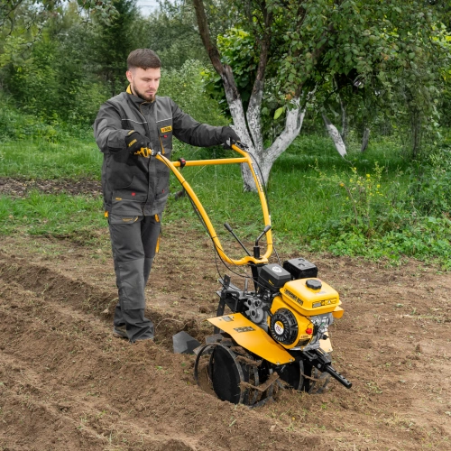 Мотоблок DPT-270S, 7 л.с., ремен.сцеп, фрез 3х4, ШОМ, передачи 2В/1Н Denzel по ценам производителя в Краснодаре с доставкой по всей России