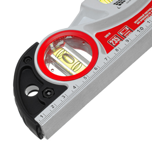 Уровень алюминиевый литой, фрезерованный, 3 глазка, две ударные площадки, 235 мм Matrix по ценам производителя в Краснодаре с доставкой по всей России