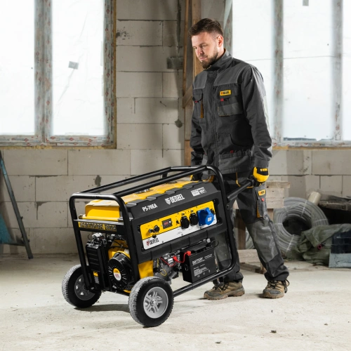Генератор бензиновый PS 70 EA, 7.0 кВт, 230 В, 25 л, коннектор автоматики, электростартер Denzel по ценам производителя в Краснодаре с доставкой по всей России