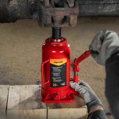 Домкрат гидравлический бутылочный, 20 т, h подъема 250-470 мм Sparta по ценам производителя в Краснодаре с доставкой по всей России