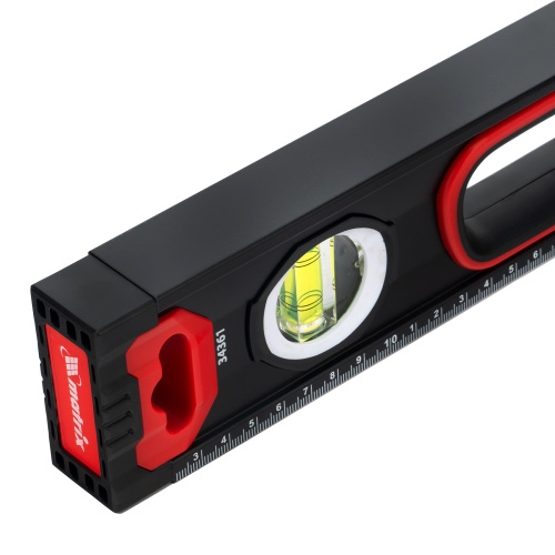 Уровень алюминиевый, усиленный, фрезерованный, 3 глазка, двухкомпонентные рукоятки, 600 мм Matrix по ценам производителя в Краснодаре с доставкой по всей России