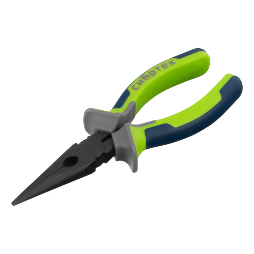 Длинногубцы прямые 160 мм, фосфатирование, трехкомпонентные рукоятки Сибртех по ценам производителя в Краснодаре с доставкой по всей России