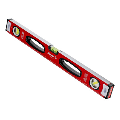 Уровень алюминиевый, фрезерованный, 3 глазка, рукоятки, 600 мм Matrix по ценам производителя в Краснодаре с доставкой по всей России