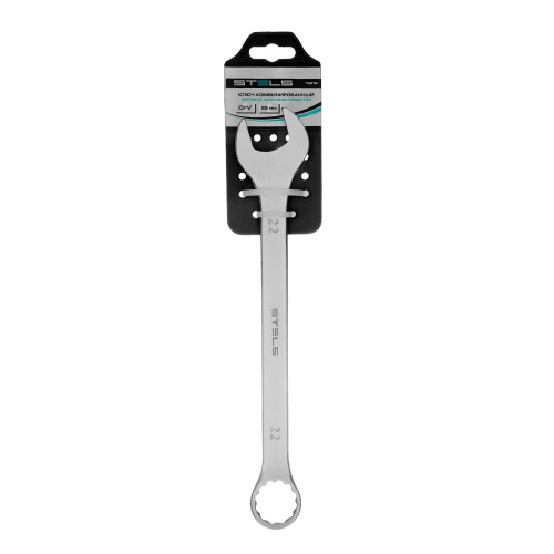 Ключ комбинированный, 22 мм, CrV, матовый хром Stels по ценам производителя в Краснодаре с доставкой по всей России