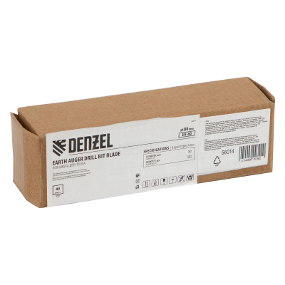 Нож шнека для грунта ER-80, диаметр 80 мм, комплект 2 шт Denzel по ценам производителя в Краснодаре с доставкой по всей России