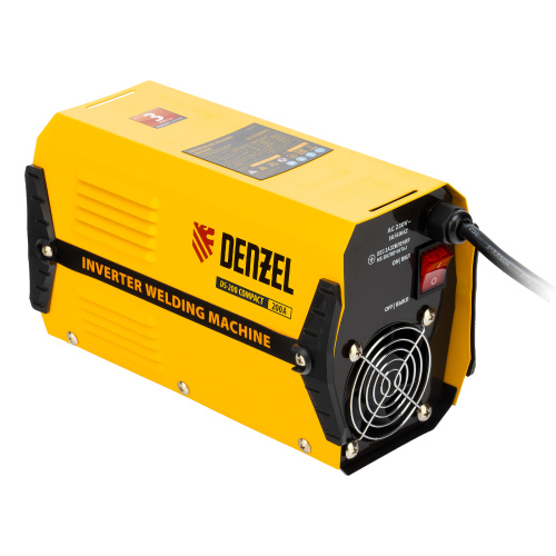 Аппарат инверторный дуговой сварки DS-200 Compact, 200 А, ПВ 70%, диаметр электрода 1.6-5 мм Denzel по ценам производителя в Краснодаре с доставкой по всей России