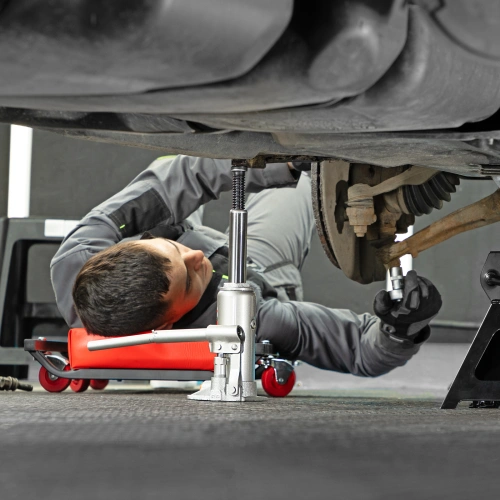 Домкрат гидравлический бутылочный, 4 т, h подъема 194-372 мм, в пластиковом кейсе Matrix по ценам производителя в Краснодаре с доставкой по всей России