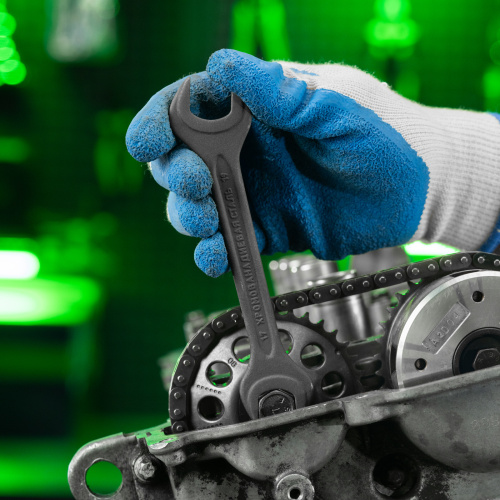 Набор ключей рожковых, 6 - 32 мм, 10 шт., CrV, фосфатированные Сибртех по ценам производителя в Краснодаре с доставкой по всей России