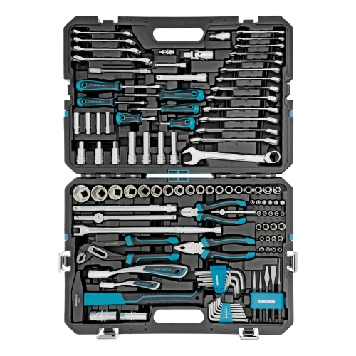 Набор инструментов, 1/4", 1/2", CrV, 120 зубьев, 115 предметов Gross по ценам производителя в Краснодаре с доставкой по всей России