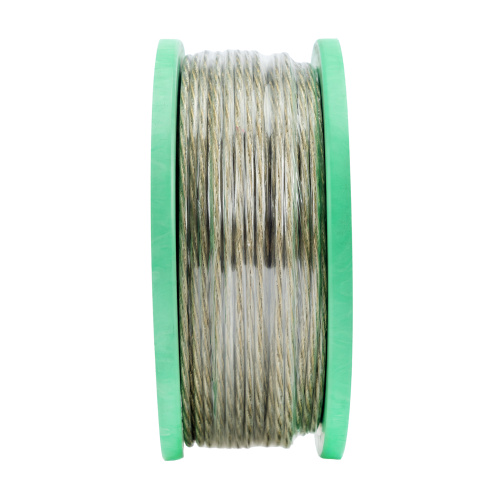 Трос металлополимерный прозрачный ПР-4.0, толщина 4.0 мм, катушка 100 метров Сибртех по ценам производителя в Краснодаре с доставкой по всей России