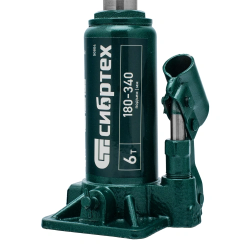 Домкрат гидравлический бутылочный, 6 т, 180-340 мм Сибртех по ценам производителя в Краснодаре с доставкой по всей России