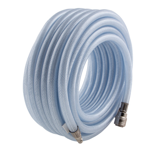 Шланг пневматический ПВХ, 10 x 16 мм, 18 бар, армированный, прозрачный, быстросъемное соединение, 15 м Stels по ценам производителя в Краснодаре с доставкой по всей России