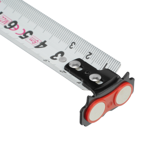 Рулетка Magnetisch 8 м х 25 мм,обрезиненный корпус,автоматическая фиксация,Нейлоновое покрытиеытие,зацеп с магнитом Gross по ценам производителя в Краснодаре с доставкой по всей России