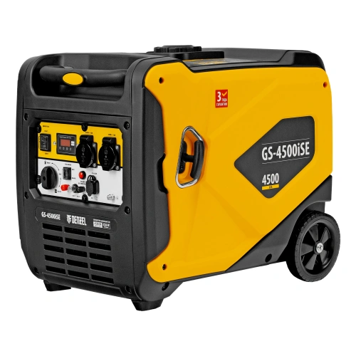 Генератор инверторный GS-4500iSE, 4,5 кВт, 230 В, закрытый корпус, электростартер Denzel по ценам производителя в Краснодаре с доставкой по всей России