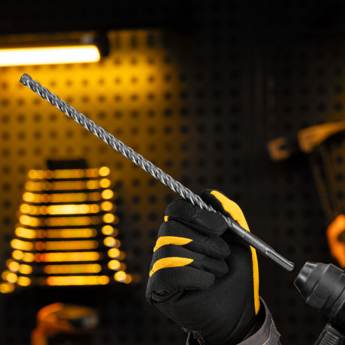 Бур по бетону, цельная крестовая пластина, 10x315 мм, SDS PLUS Denzel по ценам производителя в Краснодаре с доставкой по всей России