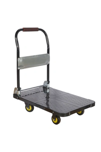 Тележка платформенная 600 кг TOR PH600 (720х470) со складной ручкой (пластиковые колеса 100 мм) по ценам производителя в Краснодаре с доставкой по всей России