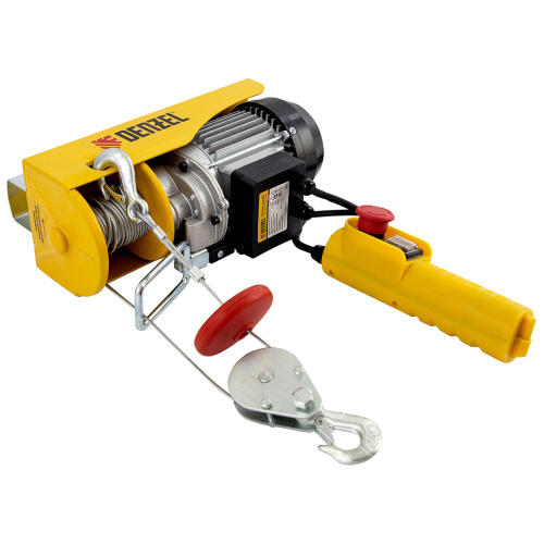 Тельфер электрический TF-250, 0.25 т, 540 Вт, высота 12 м, 10 м/мин Denzel по ценам производителя в Краснодаре с доставкой по всей России