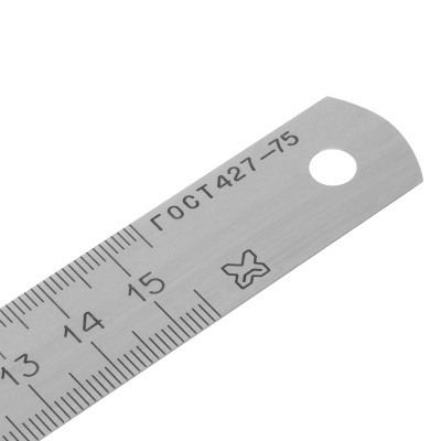 Линейка измерительная, 150 мм, металлическая по ценам производителя в Краснодаре с доставкой по всей России