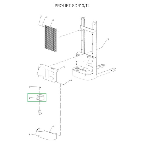 Кожух ручки управления для штабелеров SDR-S по ценам производителя в Краснодаре с доставкой по всей России