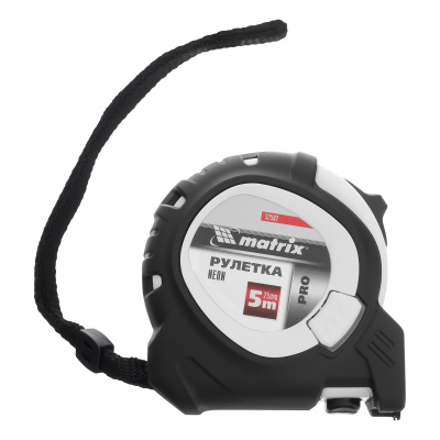 Рулетка Neon,5 м x 25 мм,обрезиненный корпус,3 фиксации,Pro Matrix по ценам производителя в Краснодаре с доставкой по всей России