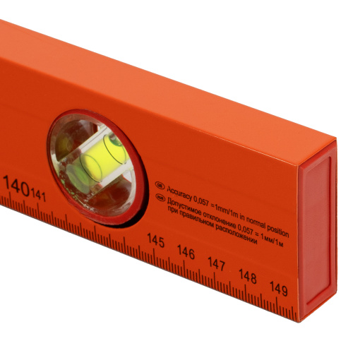 Уровень алюминиевый, 1500 мм, 3 глазка, желтый, линейка Sparta по ценам производителя в Краснодаре с доставкой по всей России