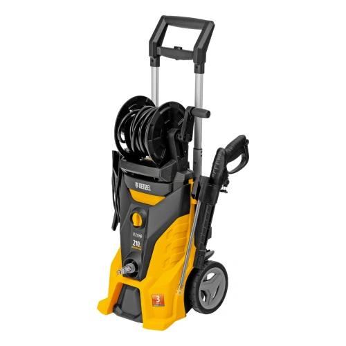 Моечная машина высокого давления R-210iD, 2600 Вт, 210 бар, 8.0 л/мин, асинхронный двигатель, барабан Denzel по ценам производителя в Краснодаре с доставкой по всей России