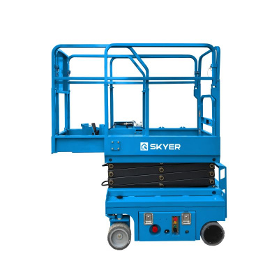 Самоходный ножничный подъемник SKYER PL0524 с выдвижной платформой (узкая база) по ценам производителя в Краснодаре с доставкой по всей России