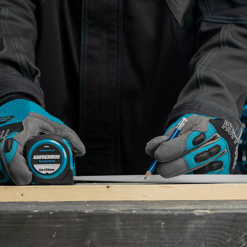 Рулетка Komfortabel 5 м х 25 мм,обрезиненный корпус Gross по ценам производителя в Краснодаре с доставкой по всей России