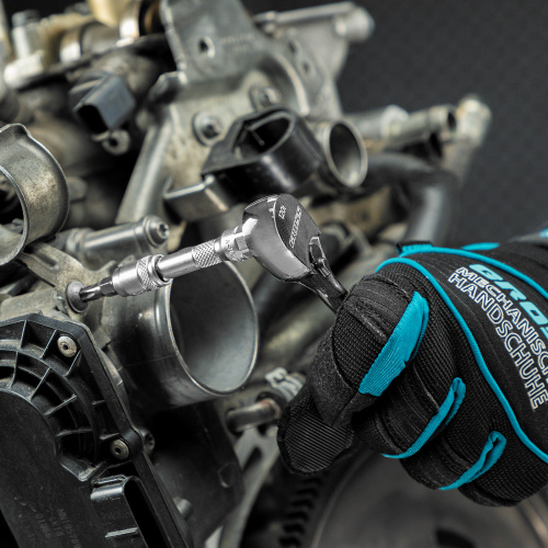 Ключ-трещотка 1/4", CrV, 120 зубьев, цельнометаллический, хром Gross по ценам производителя в Краснодаре с доставкой по всей России